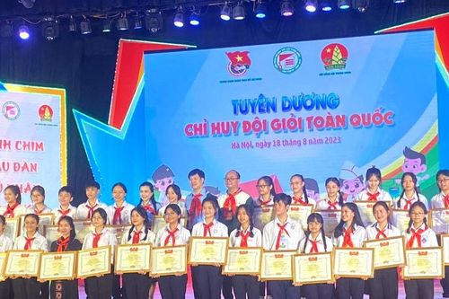 Tuyên dương 207 chỉ huy Đội giỏi toàn quốc lần thứ IV