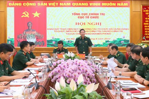 Khảo sát thực hiện Quy chế công tác tổ chức xây dựng Đảng tại Cục Chính trị BĐBP