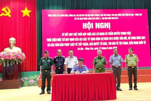 Bà Rịa - Vũng Tàu: Tăng cường phối hợp tiếp nhận, giải quyết tố giác, tin báo về tội phạm, kiến nghị khởi tố