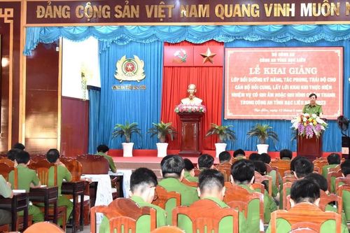 Nâng cao kỹ năng hỏi cung, lấy lời khai trong lực lượng Công an tỉnh Bạc Liêu