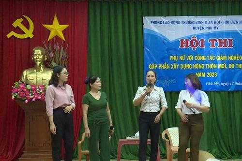 Phù Mỹ (Bình Định): Tổ chức Hội thi Phụ nữ với công tác giảm nghèo