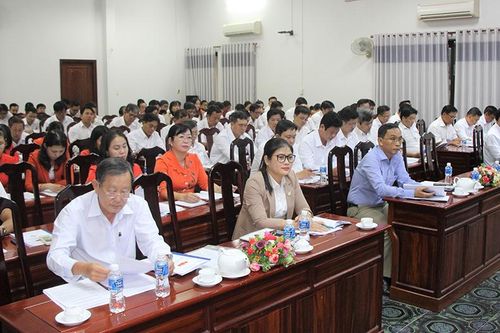 Đảng ủy Công ty Cổ phần Xây lắp An Giang Hội nghị sơ kết giữa nhiệm kỳ 2020-2025