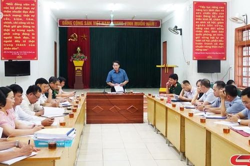 Kiểm tra tiến độ xây dựng xã nông thôn mới nâng cao