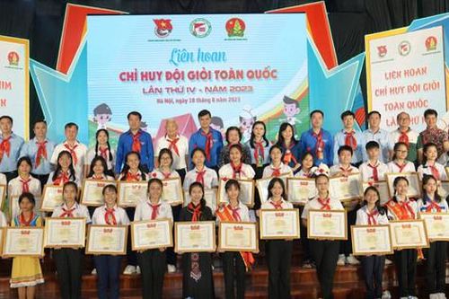 Tuyên dương 207 Chỉ huy Đội giỏi toàn quốc