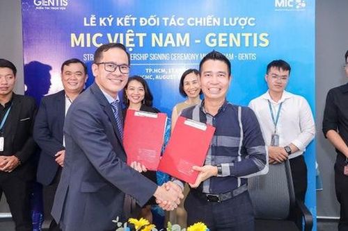 Lễ ký kết đối tác chiến lược giữa GENTIS và MIC Việt Nam