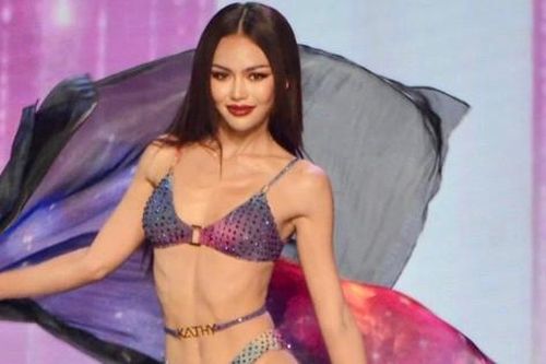Thí sinh Hoa hậu Hoàn vũ Thái Lan diễn bikini trong đêm bán kết