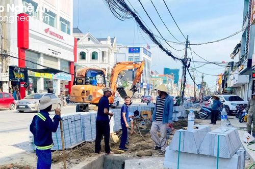 Thành phố Vinh đẩy nhanh tiến độ các công trình chào mừng 60 năm thành lập