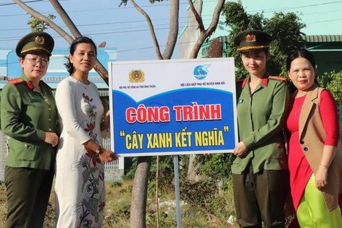 Hội Phụ nữ Công an Ninh Thuận: Hành trình kết nối 'cây xanh nghĩa tình'
