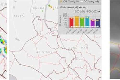 Sét đánh làm một người chết ở huyện Châu Phú