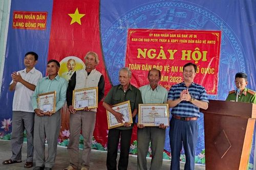 Mang Yang: Sôi nổi các hoạt động tại Ngày hội toàn dân bảo vệ an ninh Tổ quốc