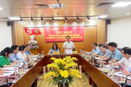 Đảng ủy Khối các cơ quan Trung ương khảo sát phục vụ tổng kết 15 năm thực hiện Quy định số 171