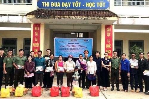 Tuổi trẻ Công an Đắk Nông tiên phong, xung kích trong các hoạt động an sinh xã hội hướng về cơ sở