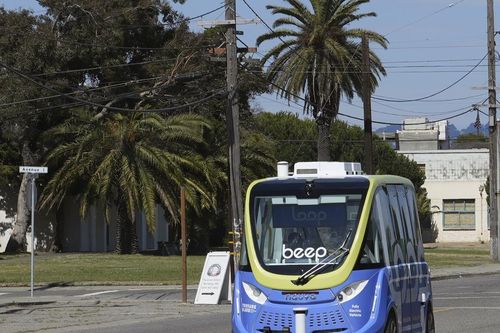 TP San Francisco (Mỹ) ra mắt dịch vụ xe buýt không người lái