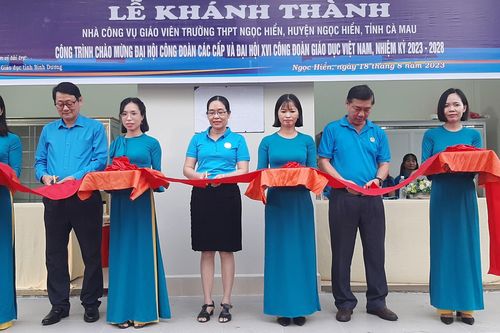 Khánh thành nhà Công vụ giáo viên trị giá 500 triệu đồng