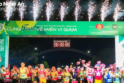 Những hình ảnh đẹp tại Giải Marathon - Cùng Faith về miền Ví, Giặm năm 2023