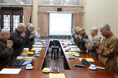 Hội đồng Điều hành Học viện Phật giáo VN tại TP.HCM thảo luận chương trình đào tạo
