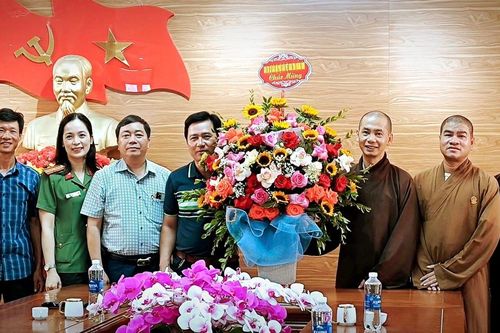 Quảng Bình: Ban Trị sự Phật giáo tỉnh chúc mừng ngày truyền thống Công an nhân dân