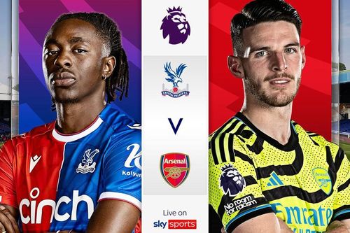 Lịch thi đấu bóng đá hôm nay 21/8: Crystal Palace vs Arsenal