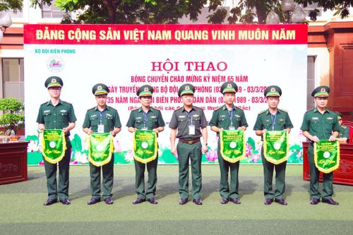 Khai mạc Hội thao bóng chuyền bảng B, khối các đơn vị trực thuộc Bộ Tư lệnh BĐBP khu vực phía Bắc