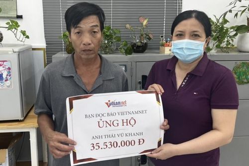 Anh Thái Vũ Khanh được bạn đọc ủng hộ hơn 100 triệu đồng