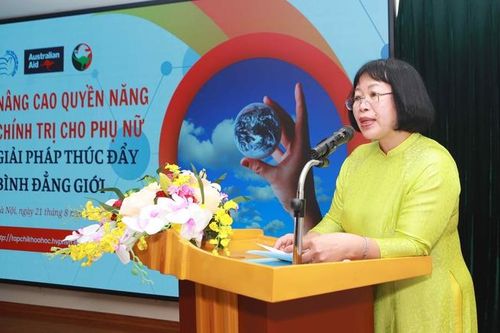 Tìm giải pháp căn cơ 'Nâng cao quyền năng chính trị cho phụ nữ'