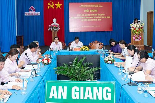 Đảng ủy Ngân hàng Chính sách xã hội tỉnh An Giang sơ kết giữa nhiệm kỳ 2020 – 2025