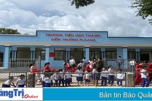 Hướng Hóa: Khánh thành điểm trường PLoang, Trường Tiểu học Thanh
