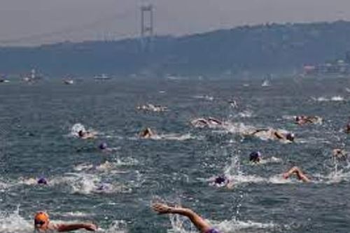 2.600 vận động viên thi bơi ở eo biển Bosphorus