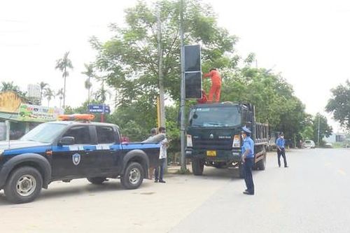 Huyện Thường Tín ra quân bảo đảm trật tự an toàn giao thông