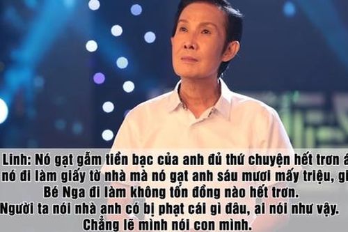 Lộ đoạn ghi âm của cố nghệ sĩ Vũ Linh nói con gái ăn cắp, lừa tiền của mình, Hồng Loan nói gì?