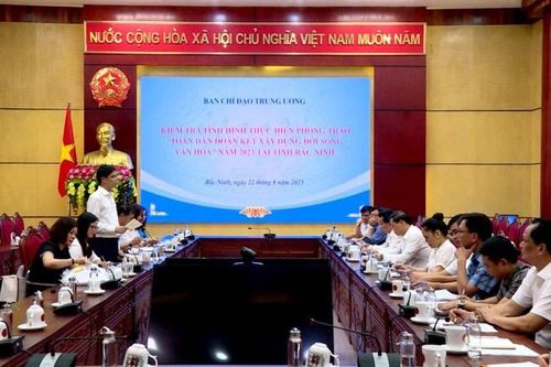 Bắc Ninh đăng ký xây dựng 72 mô hình khu dân cư văn hóa tiêu biểu