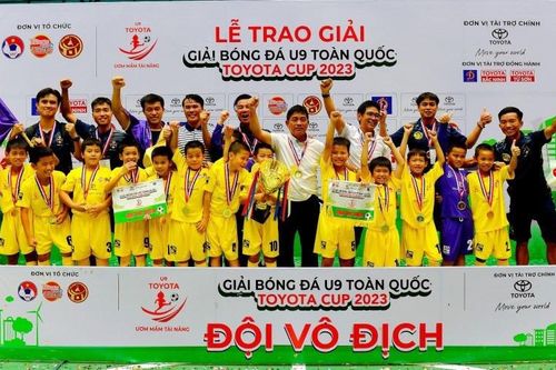Bế mạc Giải Bóng đá U9 toàn quốc Toyota Cup 2023