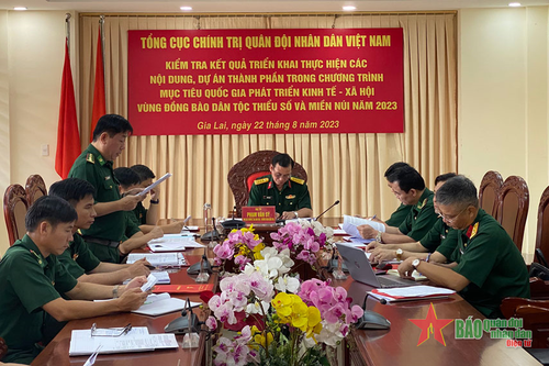 Cục Dân vận kiểm tra công tác dân vận tại Bộ đội Biên phòng tỉnh Gia Lai