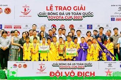 Hà Nội vô địch giải bóng đá U9 toàn quốc 2023