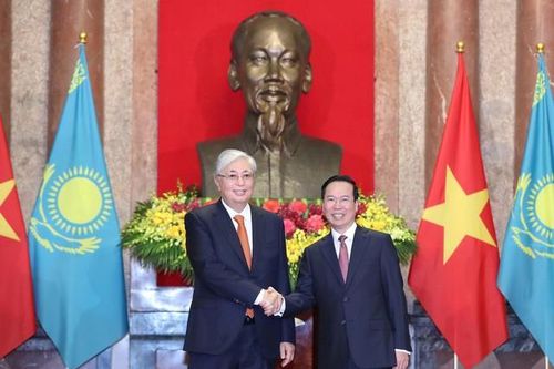 Chủ tịch nước Võ Văn Thưởng hội đàm với Tổng thống Cộng hòa Kazakhstan