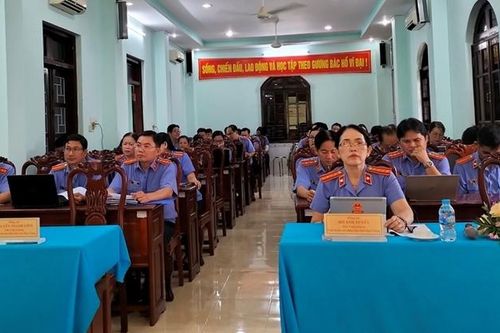 VKSND tỉnh Hậu Giang tổ chức tập huấn kỹ năng Sơ đồ tư duy trong thi hành án