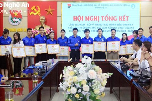 Nhiều chỉ tiêu vượt kế hoạch trong công tác Đoàn - Hội khối các trường đại học, cao đẳng Nghệ An