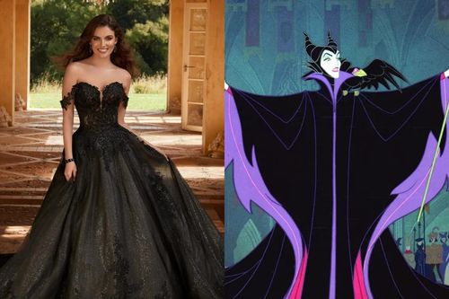 Xu hướng váy cưới màu đen - Nguồn cảm hứng mạnh mẽ từ nhân vật phản diện Disney