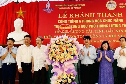 PV GAS hỗ trợ xây dựng khu dạy học chức năng Trường THPT Lương Tài – Bắc Ninh