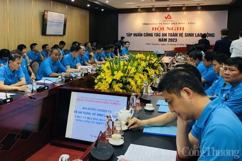 Tổng công ty Thép Việt Nam - CTCP: An toàn cho người lao động, bảo đảm phát triển bền vững