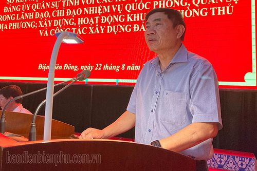 Sơ kết 1 năm thực hiện Quy chế phối hợp giữa Đảng ủy Quân sự tỉnh với các huyện, thị, thành ủy