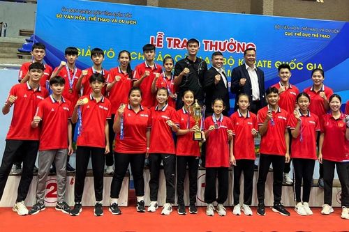 Gia Lai giành 12 huy chương ở Giải Karate quốc gia