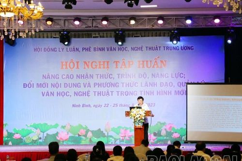 240 học viên được tập huấn nâng cao nhận thức và năng lực quản lý văn học, nghệ thuật trong tình hình mới