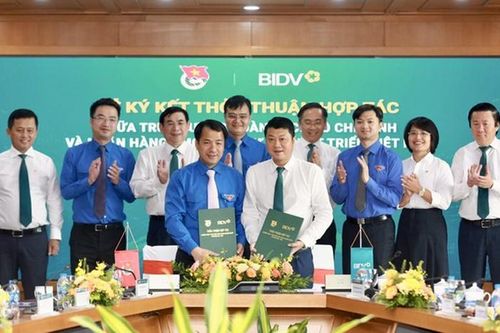 Trung ương Đoàn ký kết thỏa thuận hợp tác với BIDV về chuyển đổi số