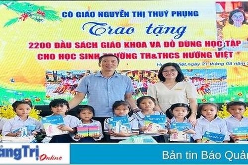 Cô giáo vùng cao tiết kiệm tiền mua tặng 2.200 đầu sách giáo khoa và đồ dùng học tập cho học sinh