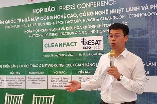Hơn 100 đơn vị tham gia triển lãm công nghệ nhiệt lạnh và phòng sạch