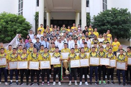 Thanh Hóa: Đông Á Thanh Hóa được vinh danh sau thành tích vô địch Cúp Quốc gia 2023
