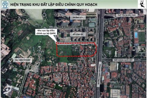 Công bố điều chỉnh cục bộ quy hoạch nhằm mở rộng trụ sở Bộ Công an
