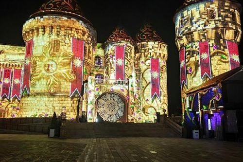 Đêm Bà Nà thêm đặc biệt với show 3D mapping siêu thực quy mô lớn