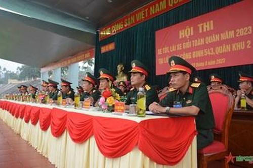 Nhiều kết quả tích cực từ Hội thi xe tốt, lái xe giỏi toàn quân ở Quân khu 2